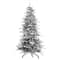 9ft. Pre-Lit Real Touch™ Elite Flocked Calgary Pine IPT Artificial Christmas Tree, Dual Color LED Lights